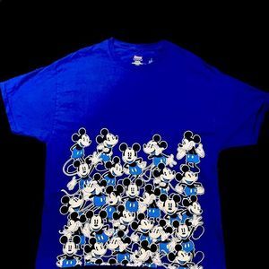 Vintage Disney Park Dpuble Mickey Blue